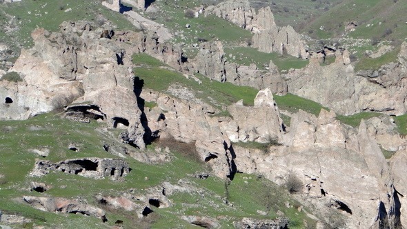 Cavernas na Antiga Goris