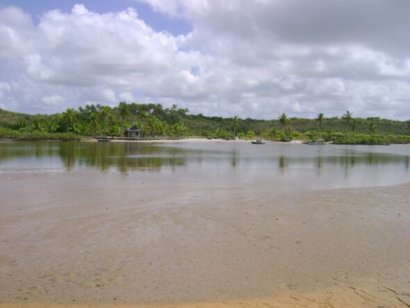 Praia em Caraíva