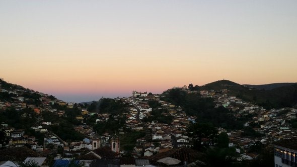 Entardecer em Ouro Preto