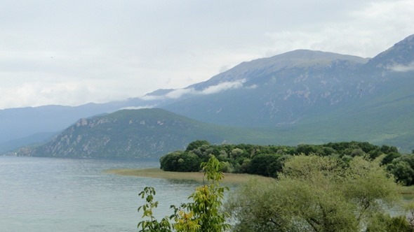 Vista do Lago Ohrid