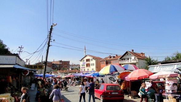 Pristina - Mercado de Rua em Bazaar