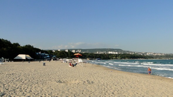 Praia em Varna