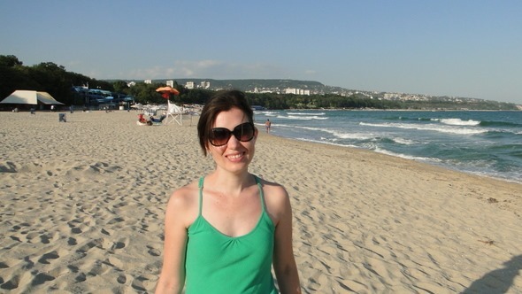 Praia em Varna