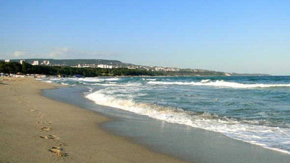 Praia em Varna