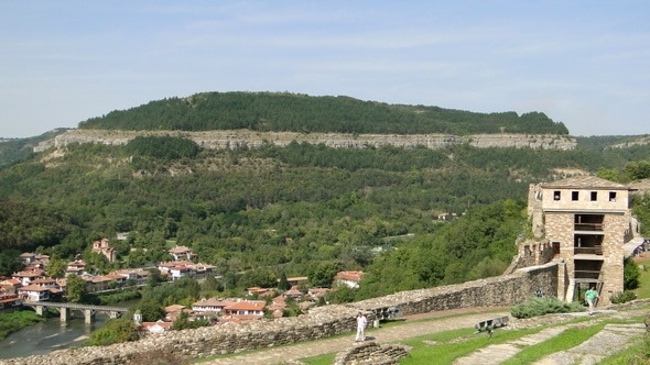 Vista da Fortaleza Tsarevets