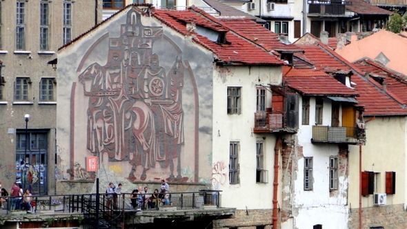 Mural em Veliko Tarnovo