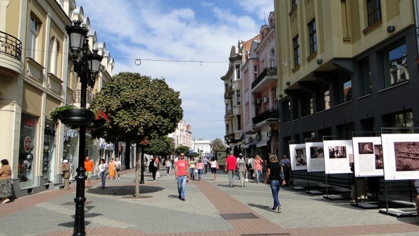 Knyaz Aleksandâr - Rua de pedestres em Plovdiv
