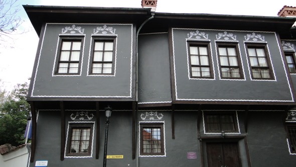 Arquitetura típica do Renascimento Búlgaro em Plovdiv