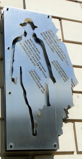 Poema de Fernando Pessoa em Sofia, Bulgária