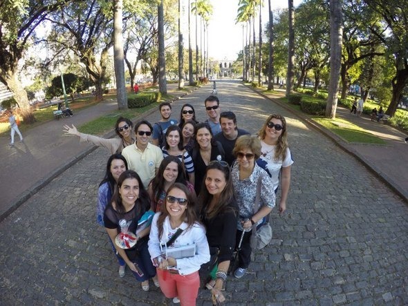 Blogueiros de Viagem na Praça da Liberdade