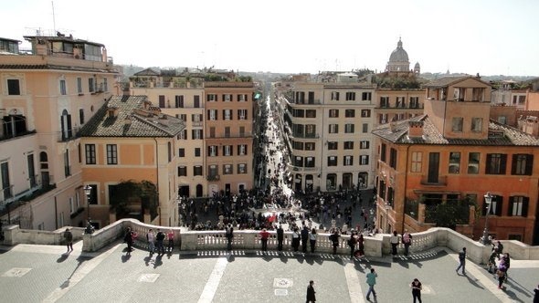 Vista da Passeggiata del Pincio