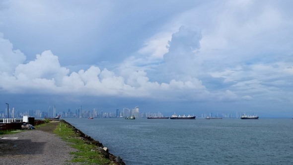 Cidade do Panamá - Vista da Isla Flamenco