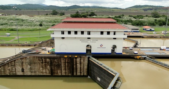 Canal do Panamá - Eclusa de Miraflores