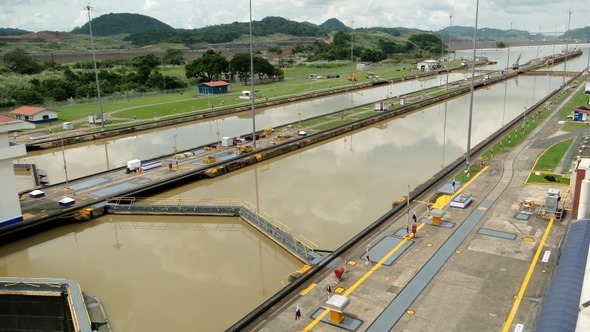 Canal do Panamá - Eclusa de Miraflores