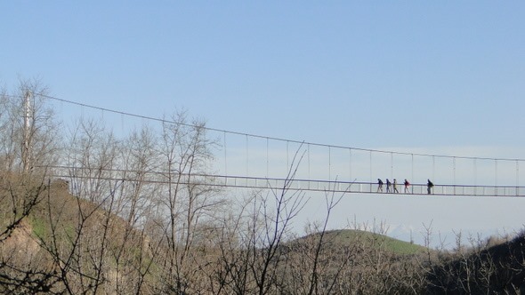 Khndzoresk- Ponte Suspensa/Swinging Bridge 