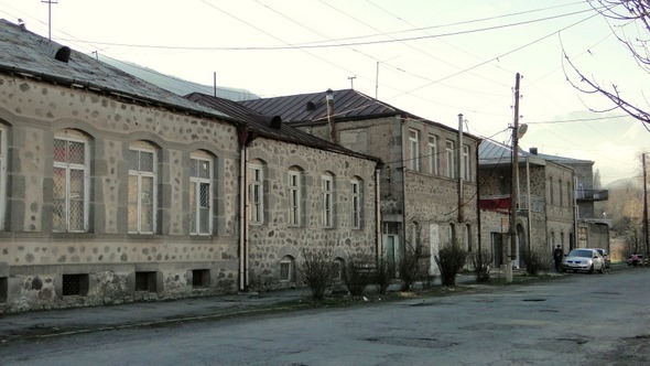 Casas de pedras em Goris