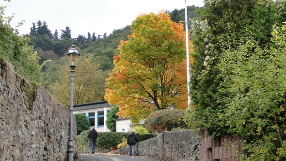 Subida para o Castelo de Cochem