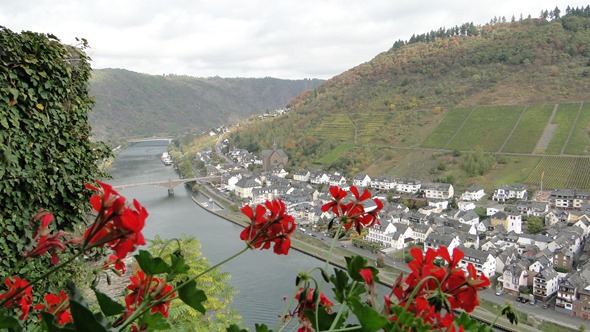 Vista de Cochem a partir do Castelo