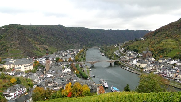 Vista de Cochem a partir do Castelo