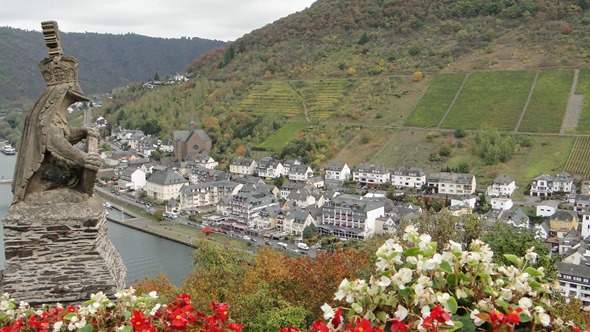 Vista de Cochem a partir do Castelo